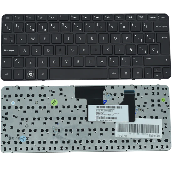 Teclado para Laptop Español HP MINI 210-2000, 210-3000 Negro No Numerico