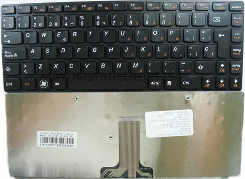Teclado para Laptop Español LENOVO G470-G475 Negro No Numerico