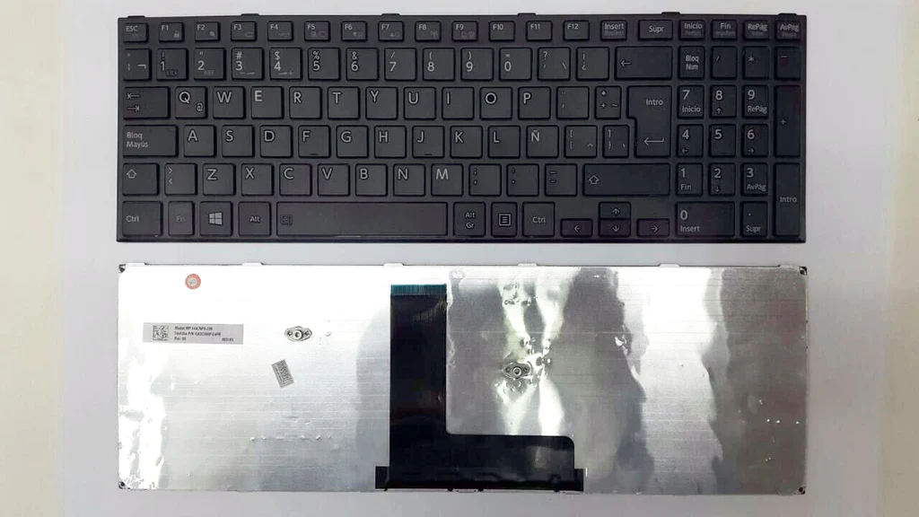 Teclado para Laptop Español TOSHIBA C50B # Negro Frame Numerico