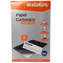 Papel Carbonico Tamaño Oficio Madison 100h