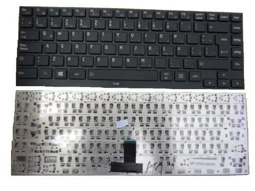 Teclado para Laptop Español TOSHIBA R700-U800-U840 Iluminado Negro Sin Regilla