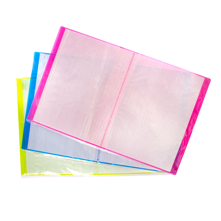 Folder Plastico A4 con 20 fundas OFFICE CLEAR BOOK