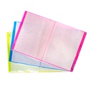 Folder Plastico A4 con 20 fundas OFFICE CLEAR BOOK