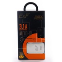 Cargador Puerto Micro V8 USB 1 Entrada AC100-240V(50-60HZ) Salida 3.6v-6v=3.1A 6v-9v=2A 9v-12v=1.5A Power Max (18W) Pin Plano+Adaptador Pin Redondo
