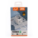 Cargador Tipo C Salida Salida QC 3.0 4.5V/5A,5V/4.5A,9V/3A,12V/2.5A Total Power 30W Max