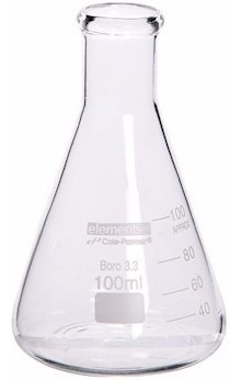 Matraz Erlenmeyer 100ml