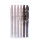 Marcador para superficies Oscuras blister de 4 plata, 2 dorado 6u