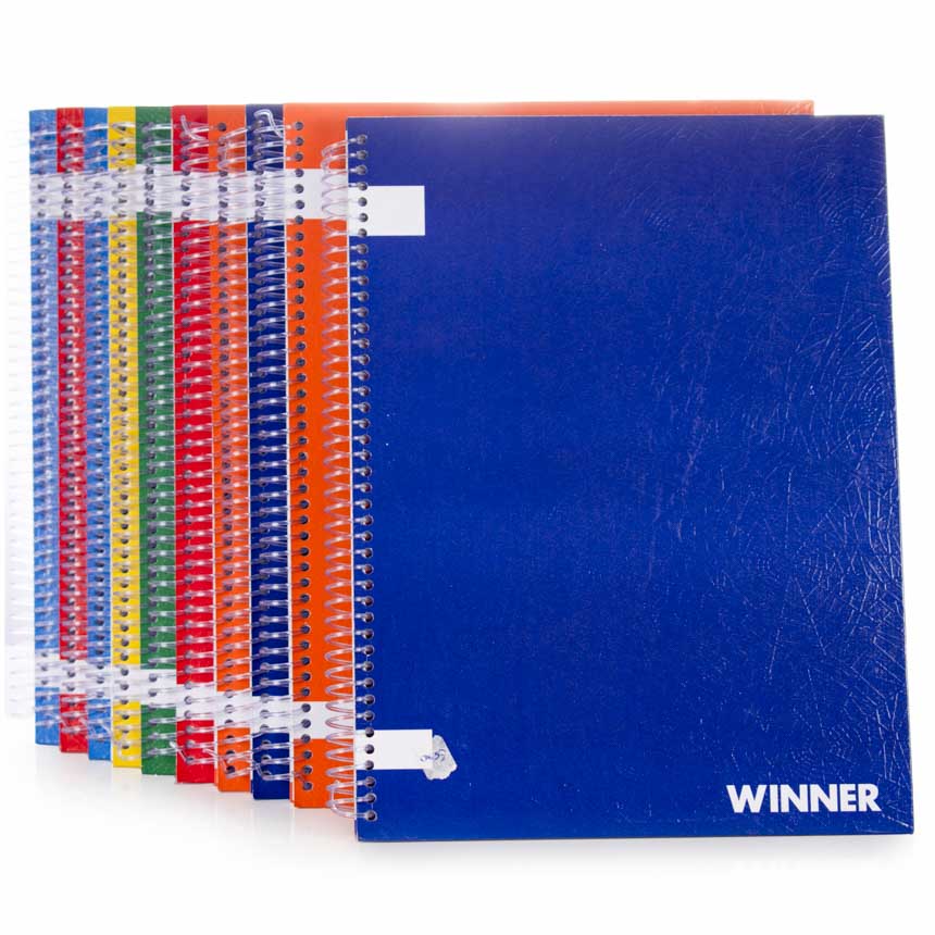 Cuaderno Anillado Winner Carta Araña Pleno de 100h 10u