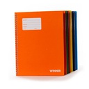 Cuaderno Anillado Winner Medio Oficio 5mm Pleno de 100h 10u