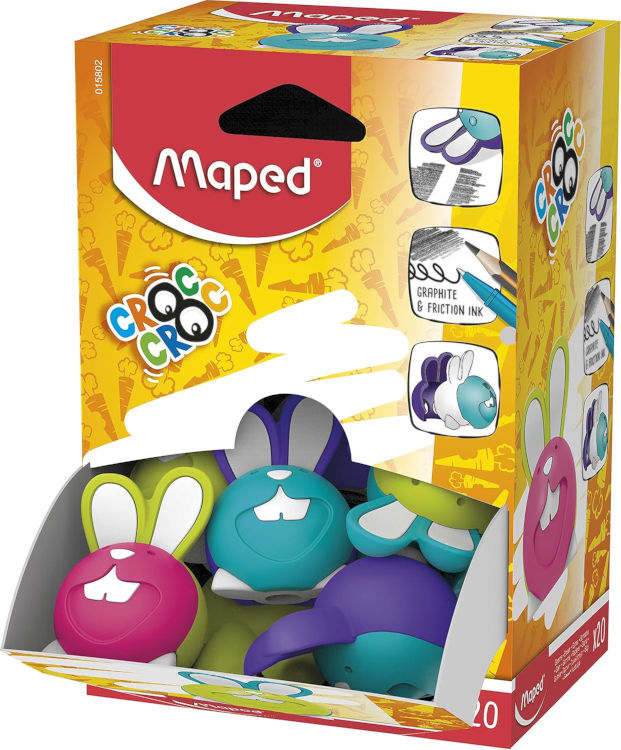 Borrador croc puzzle tipo conejo Maped 20u