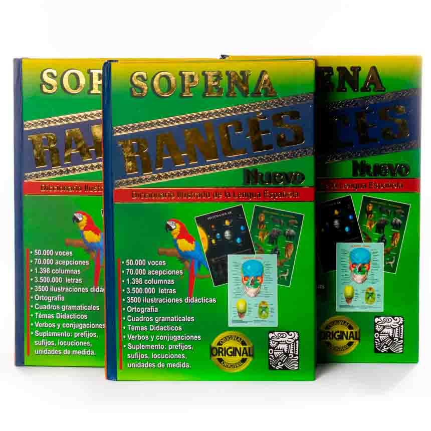 Diccionario SOPENA Rances nuevo Tapa Dura full color(14X21CM)