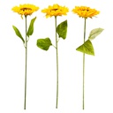 Flor - Girasol individual tallo gruezo, largo 64 cm, corola 17 cm