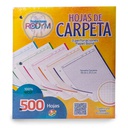Hojas de carpeta RODYM 5mm de colores 500h