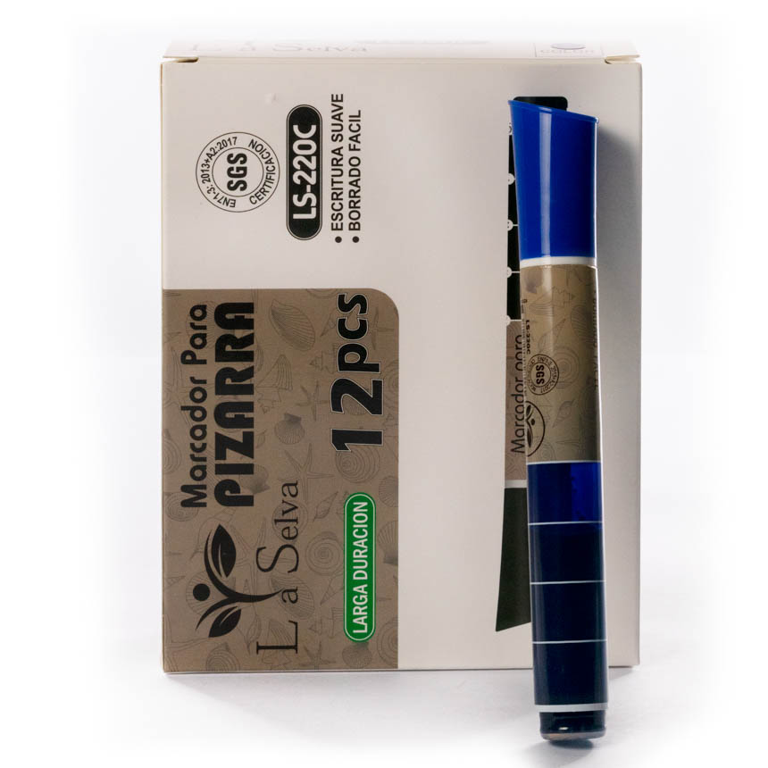 Marcador para pizarra LARGA DURACION La Selva de 12pcs
