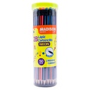 Lapiz Negro 2B Carboncillo con Borrador MADISON de 50u