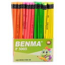 Lapiz Negro Fluorescente BENMA 144PCS