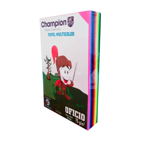 Papel Bon colores multicolor Champion Paperking OFICIO 500h