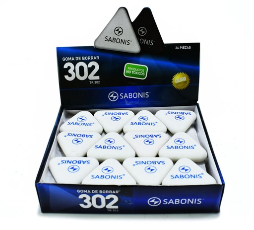 Borrador Sabonis Triangular 302 Pequeño de 36u