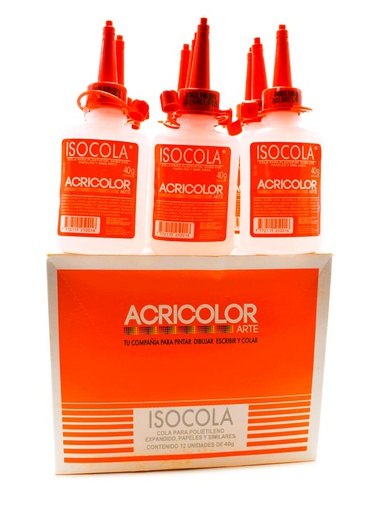 Pegamentos - Isocola liquida de 40 gr