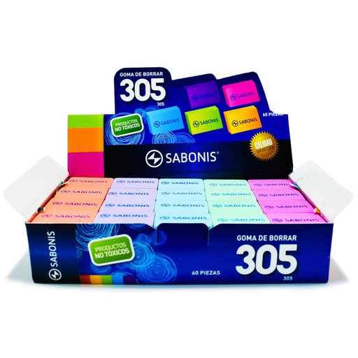 Borrador colores 305 Sabonis 60u