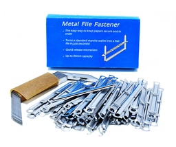 Fasteners Metálicos,50 piezas Tiras de Archivo Fijos con Clip Sujetadores  de Archivos Fasteners Metálicos para Encuadernar Fijos de Polipropileno  Para Uso En la Oficina El Hogar O La Escuela : : Oficina