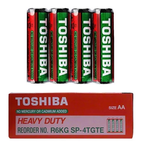 Pilas Toshiba AA de 40u 1.5V