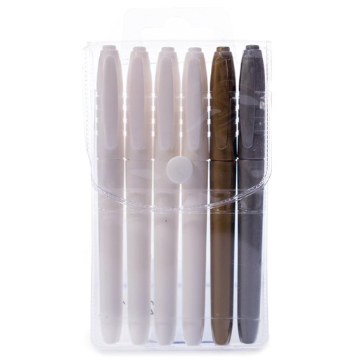 Marcador para superficies Oscuras blister de 4 plata, 2 dorado 6u