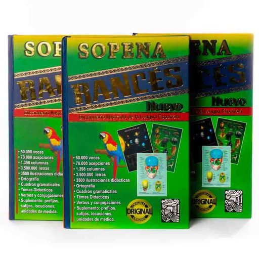 Diccionario SOPENA Rances nuevo Tapa Dura full color(14X21CM)