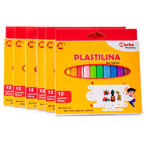 Plastilina Marko 12 colores