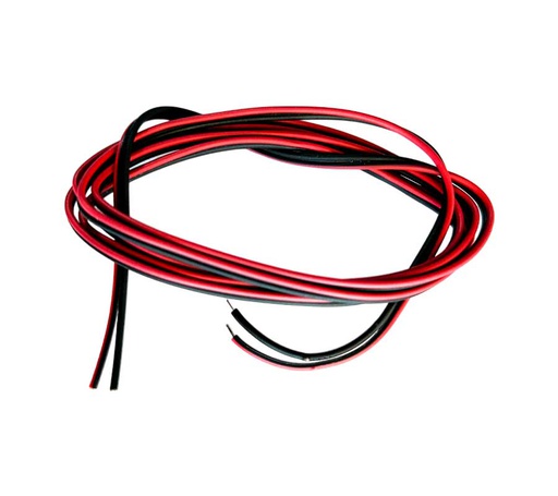 Robotica - cable bipolar rojo y negro, largo de 1m