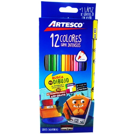 Color Largo Artesco 12 Colores
