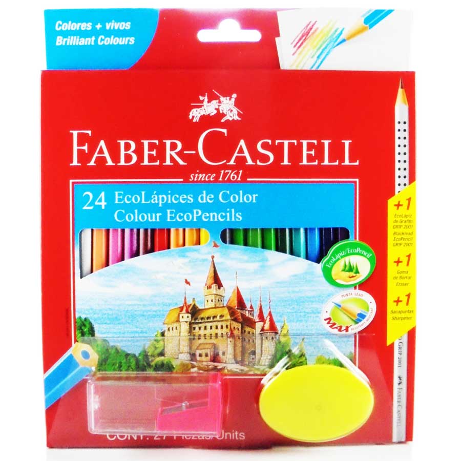  Faber-Castell Hexagonal Color Lapis, Multicolor, Super Eco, 12  Colors, Pack of 12 boxes : Productos de Oficina