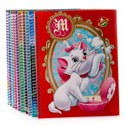 Cuaderno anillado artesanal carta 80h 10u