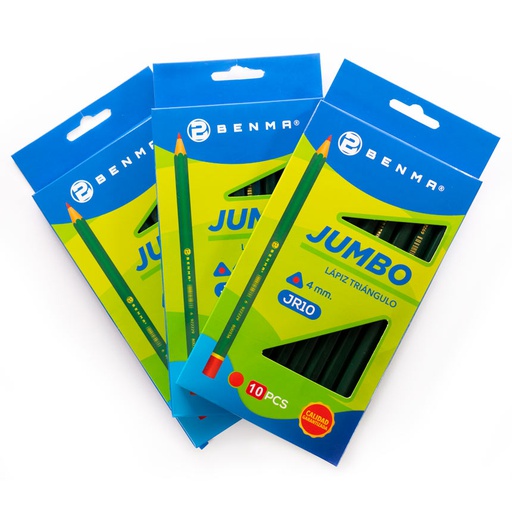 Lapiz rojo Jumbo Benma 10u 2022