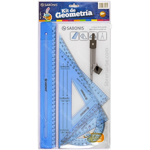 Estuche geometrico Kit + Compas Sabonis